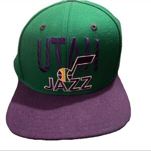 Utah Jazz Cap Official NBA Classic Old School Logo Hat Snapback Vintage Adidas